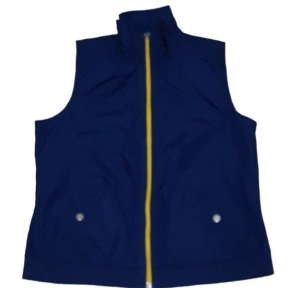 Ralph Lauren LRL Color Block Multi Color Reversable Vest Women's Size Medium - Picture 4 of 14